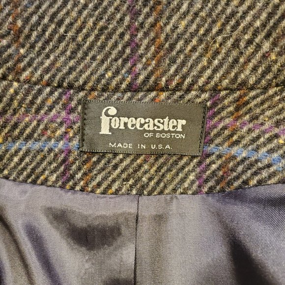 NWT Forecaster Bib-Coat Vintage Wool Trench Coat Women's Size 14 - Picture 9 of 16